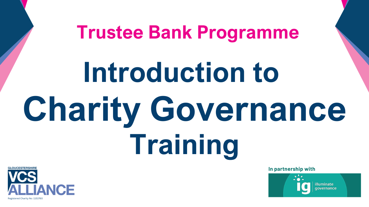 Gloucestershire VCS Alliance Trustee Bank 2025 Training